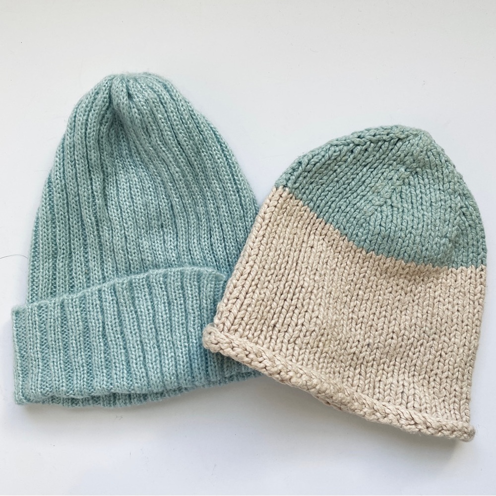 Knit hats bundle (wooden ships )